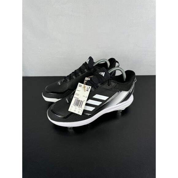 adidas Other - Adidas Icon 7 Baseball Cleats NEW Black White Low Lace Up Men's Size 8